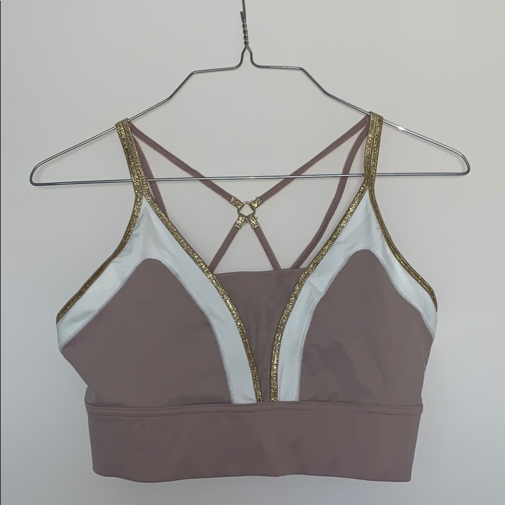 New balance cropped sports bra